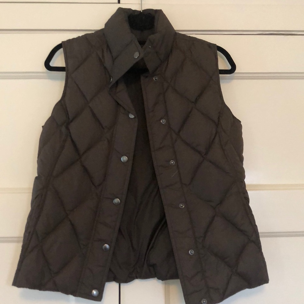 Land’s End Brown Down Vest